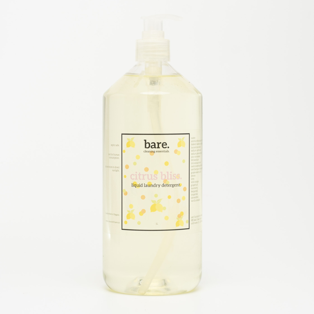Citrus Bliss Natural Liquid Laundry Detergent (1L)
