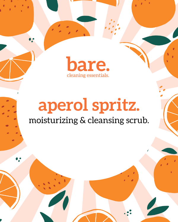 Aperol Spritz Moisturizing & Cleansing Scrub (4oz.)