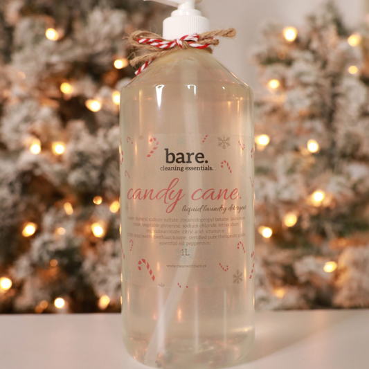 Holiday Candy Cane Liquid Laundry Detergent (1L)