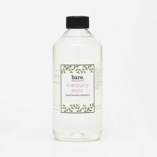 Rosemary Mint Natural Liquid Laundry Detergent (1L) - No pump