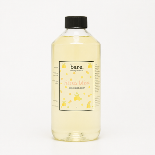 Citrus Bliss Natural Dish Soap (1L) - No pump