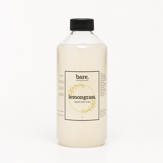 Lemongrass Natural Dish Soap (1L) - No pump