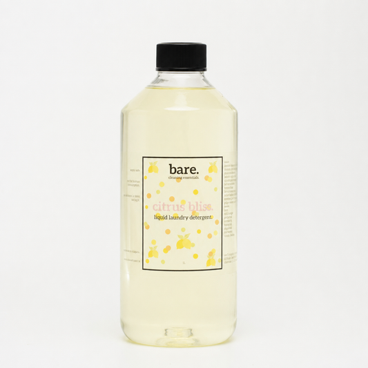 Citrus Bliss Natural Liquid Laundry Detergent (1L) - No pump