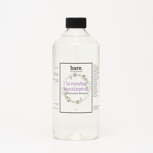 Lavender Eucalyptus Liquid Laundry Detergent (1L) - No pump